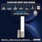 Luxrite 14 Inch Modern LED Wall Sconce Brushed Nickel 5CCT 2700K-5000K 16W 1000LM Dimmable Damp Rated LR32165-1PK - alternate 4